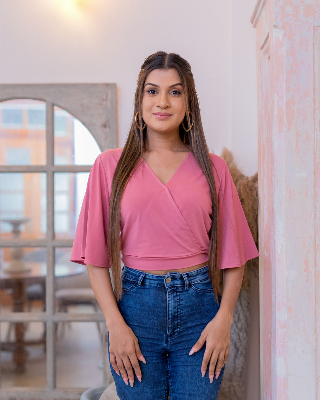 Blush Cross Over Top