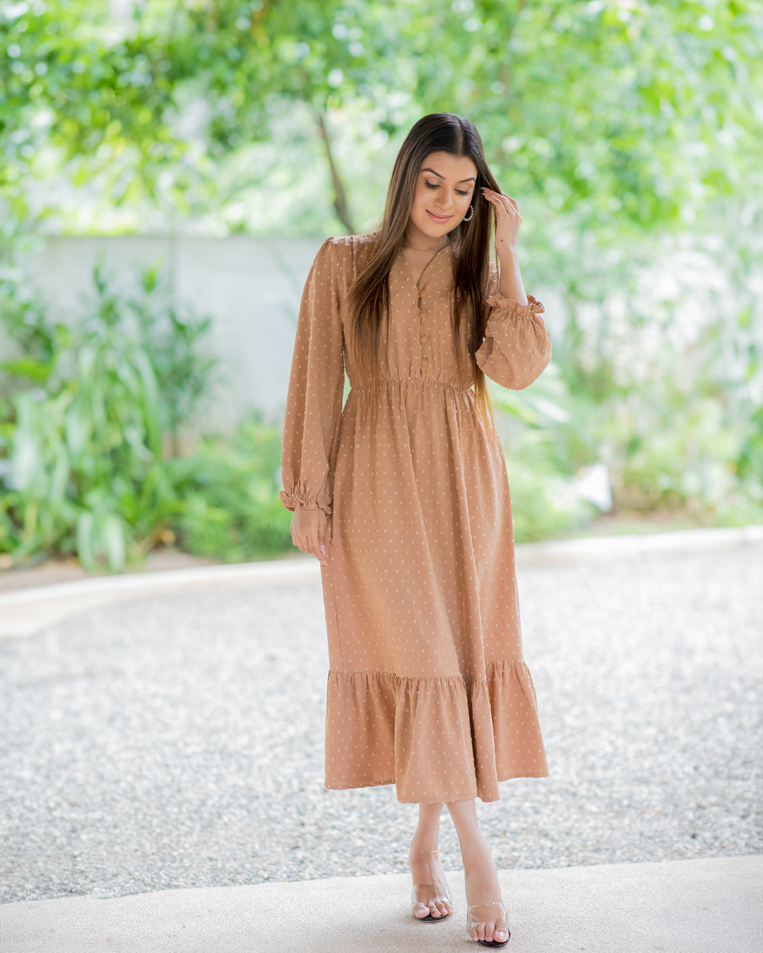 Chay Elegant Detailed Dress - Image 3