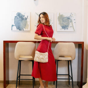 Kelly A-line Red Skirt